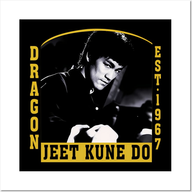 Bruce Dragon Legend Movie Bruce Jeet Kune Do Wall Art by Garmentcrooks